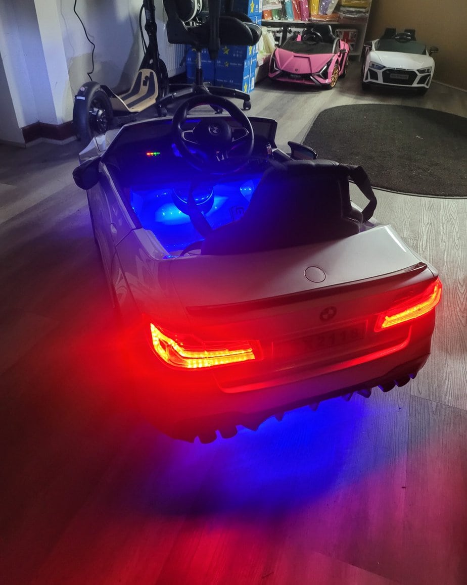 BMW M5 Kids Ride on Electric Car 12v With leather Seats and Eva Wheels
