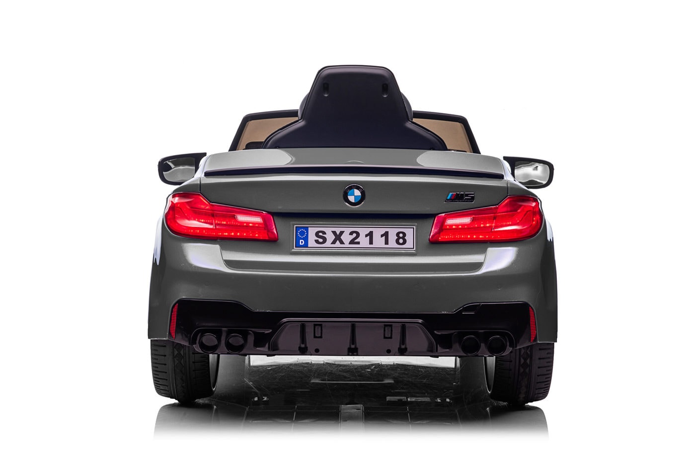 BMW M5 Kids Ride on Electric Car 12v With leather Seats and Eva Wheels