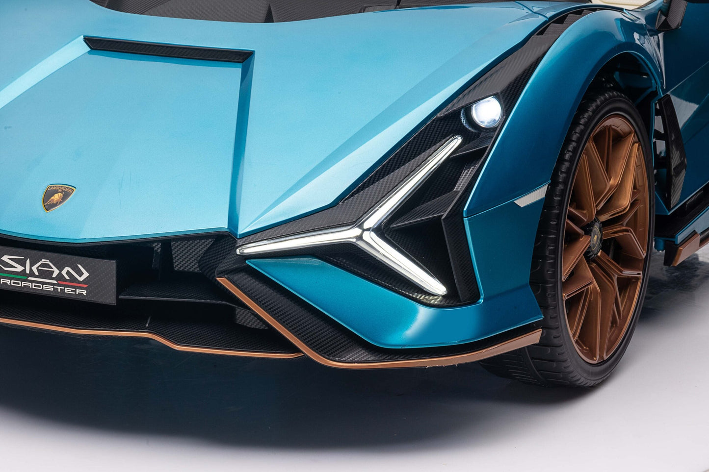 2-Seater Kids Lamborghini Sian Ride-On Car with Remote