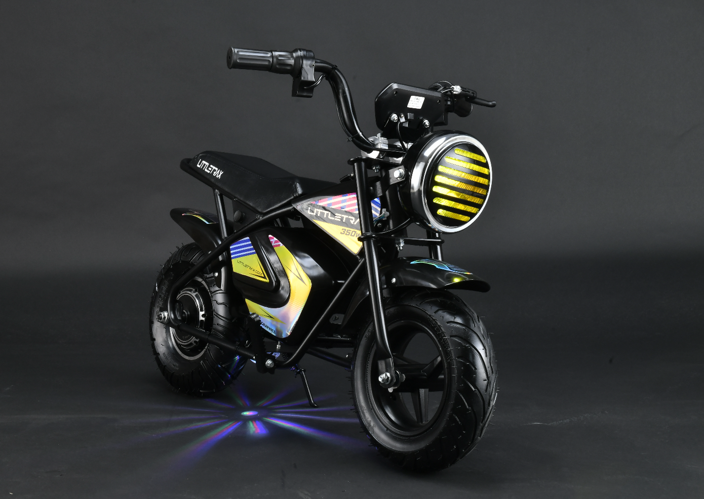 NEW LittleTrax Kids Electric Monkey Bike - 350w, 3 Speed Max 15mph - 19kg - Up to 10 mile Range - Littletrax Kids Electric Bikes