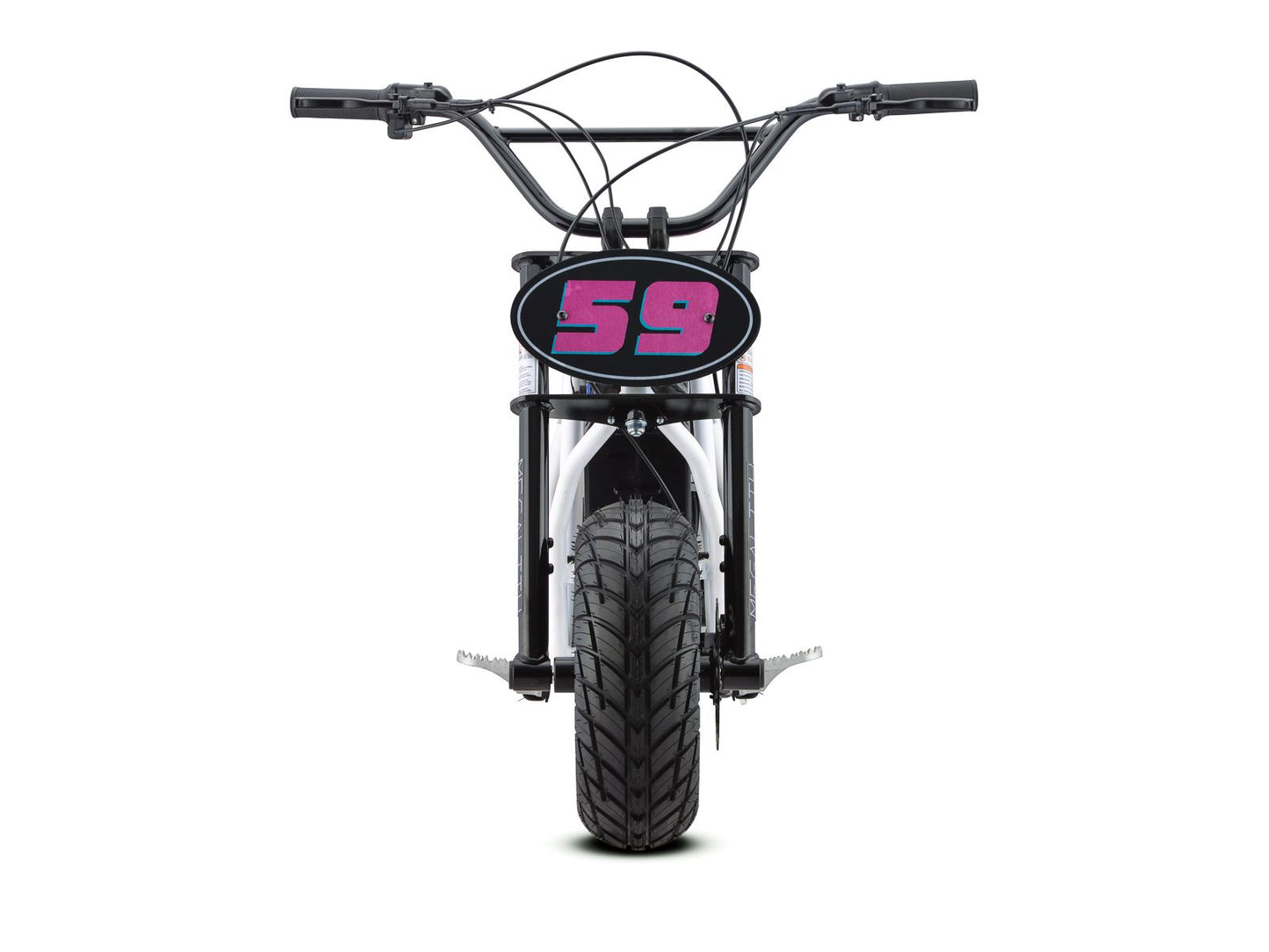 Dragster Electric Bike - White