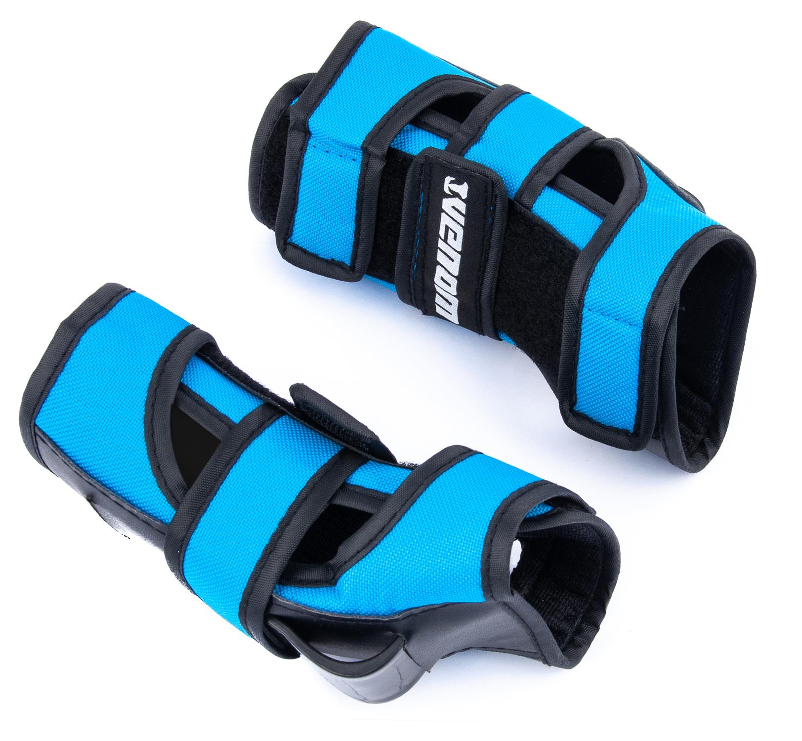 Venom Triple Knee/Elbow/Wrist Pad Set - Blue Black - Littletrax Kids Electric Bikes