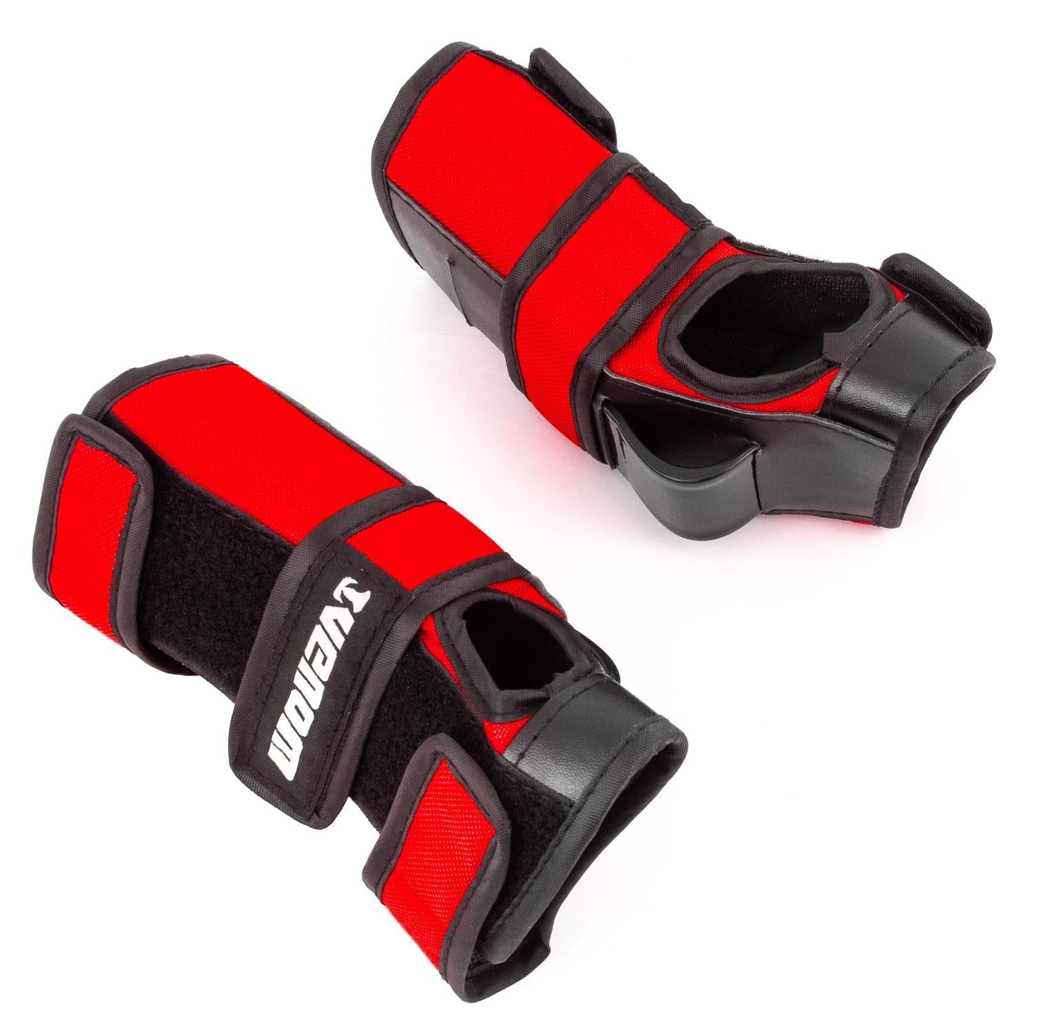 Venom Triple Knee/Elbow/Wrist Pad Set - Red Black - Littletrax Kids Electric Bikes