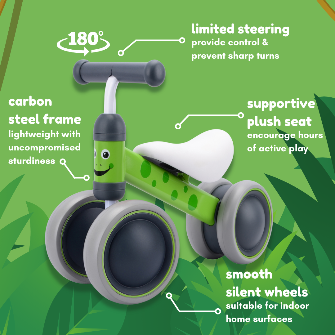 Bertie Frog - Baby Balance Bike - Littletrax Kids Electric Bikes