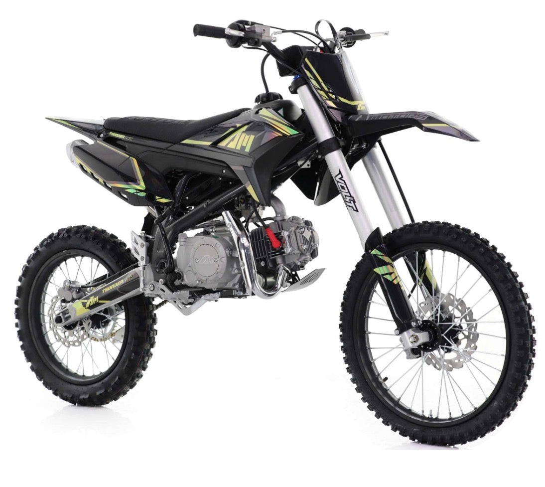 140cc RFN Thunder Dirt Bike - XL Wheel - 19"/16" - Littletrax Kids Electric Bikes