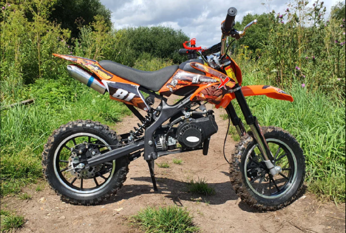 NEW 50cc Kids Mini Dirt Bike KXD01 PRO! – Littletrax Kids Electric