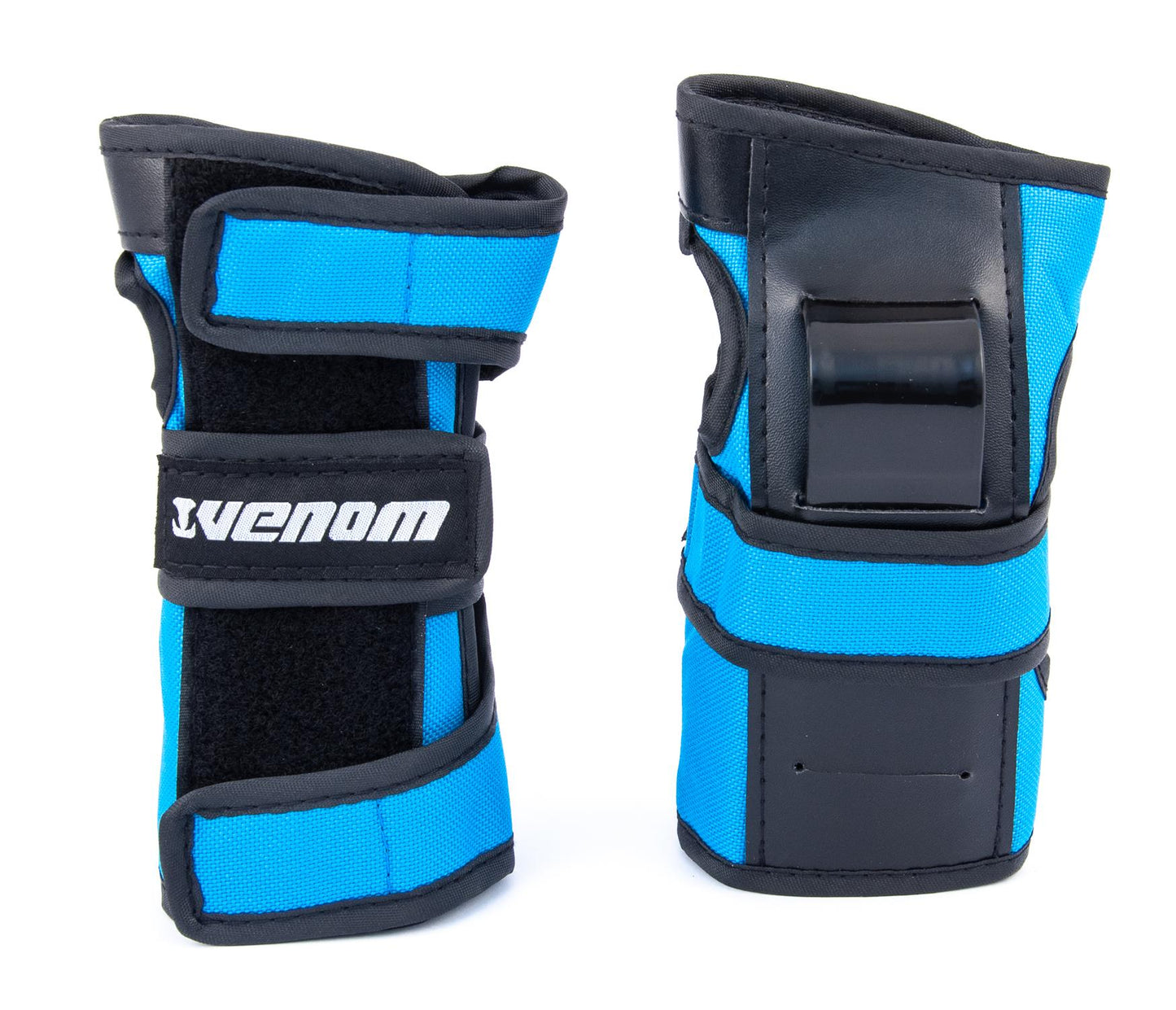 Venom Triple Knee/Elbow/Wrist Pad Set - Blue Black - Littletrax Kids Electric Bikes