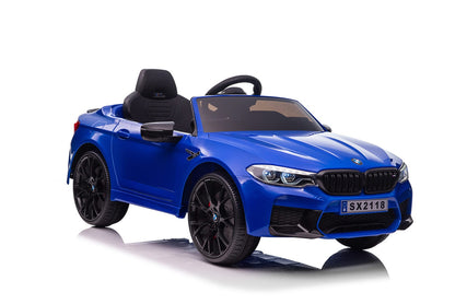 BMW M5 Kids Ride on Electric Car 12v With leather Seats and Eva Wheels