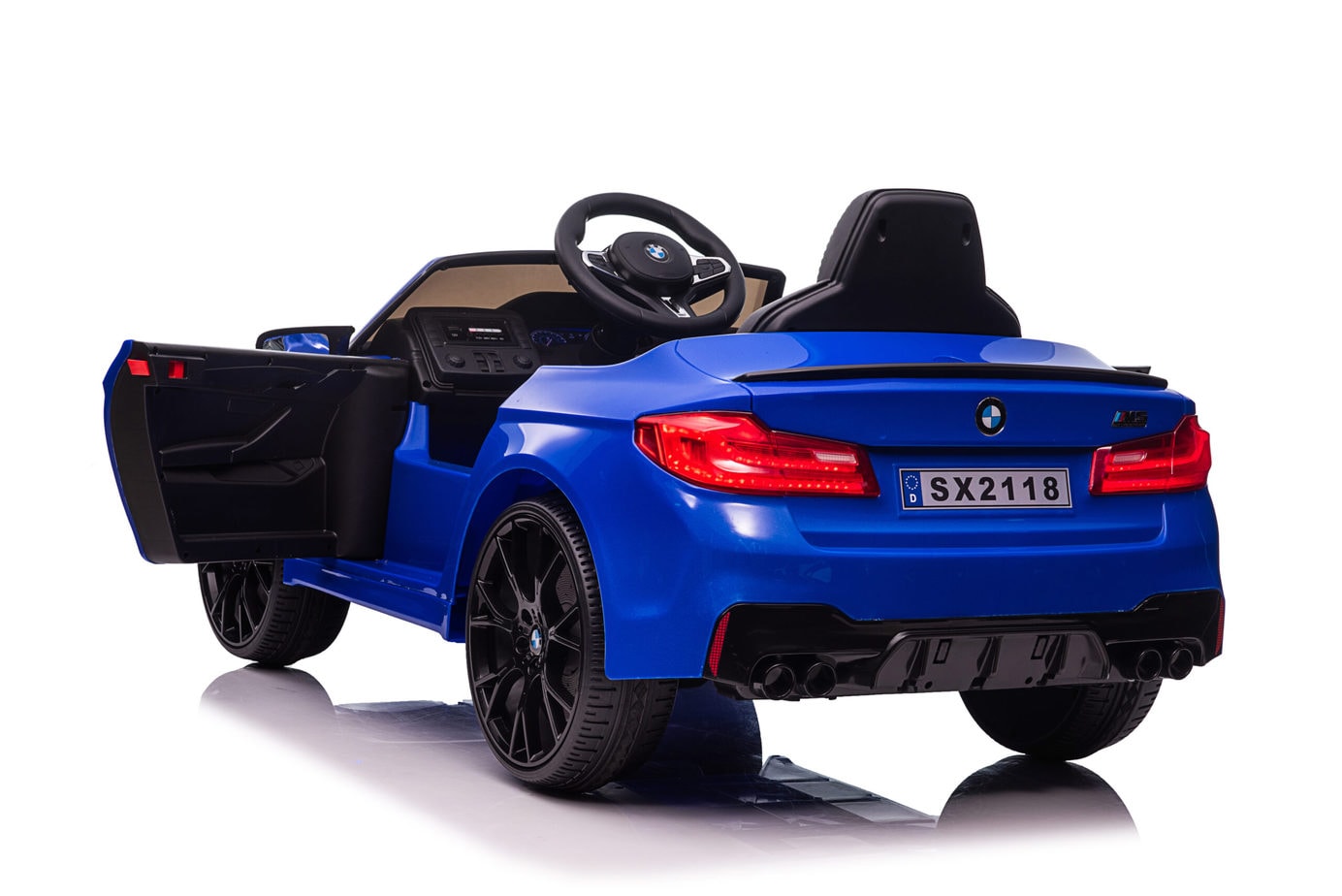 BMW M5 Kids Ride on Electric Car 12v With leather Seats and Eva Wheels