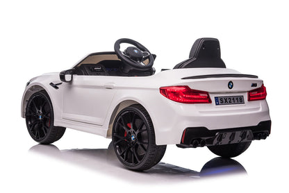 BMW M5 Kids Ride on Electric Car 12v With leather Seats and Eva Wheels