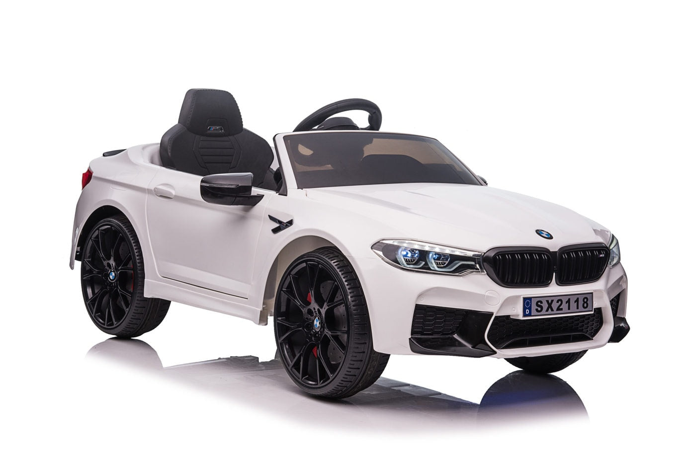 BMW M5 Kids Ride on Electric Car 12v With leather Seats and Eva Wheels