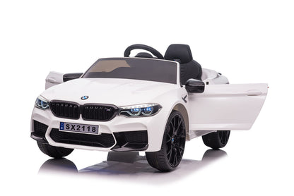 BMW M5 Kids Ride on Electric Car 12v With leather Seats and Eva Wheels