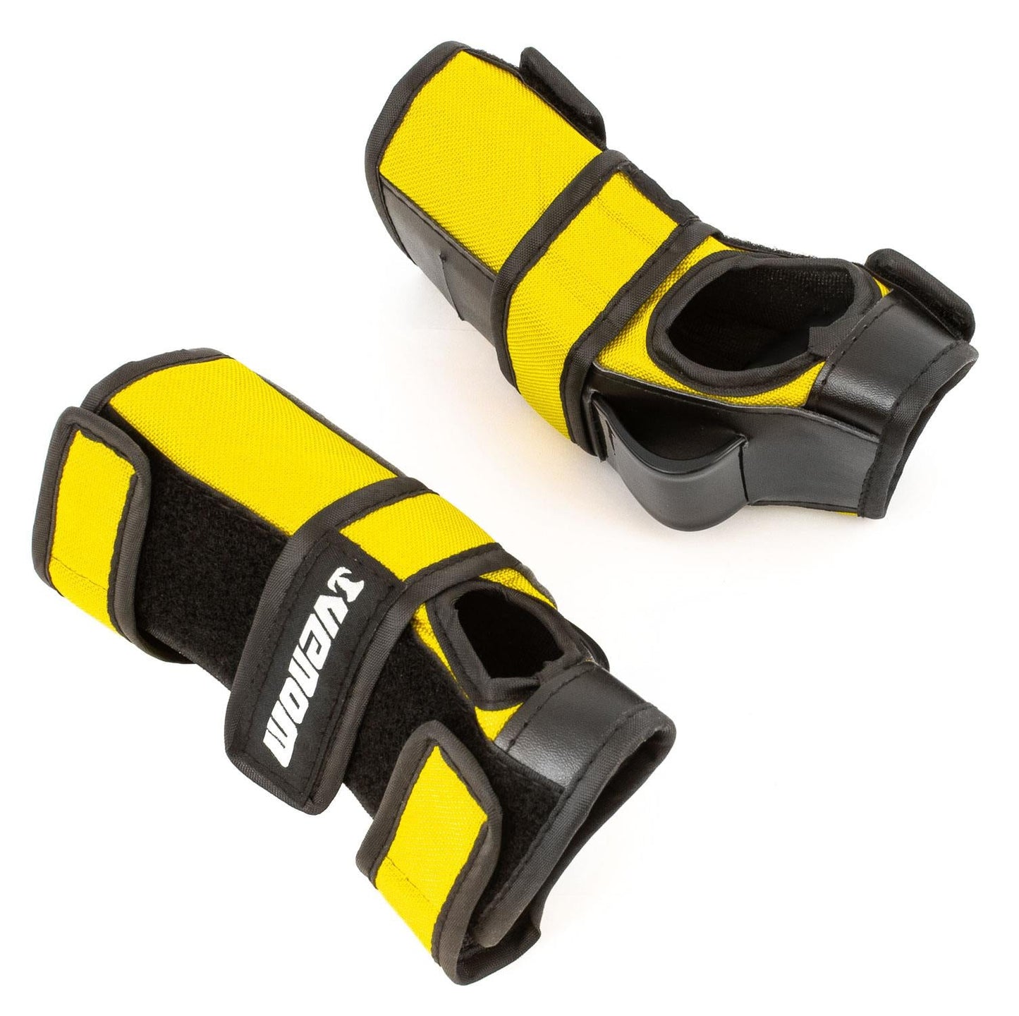 Venom Triple Knee/Elbow/Wrist Pad Set - Yellow Black - Littletrax Kids Electric Bikes