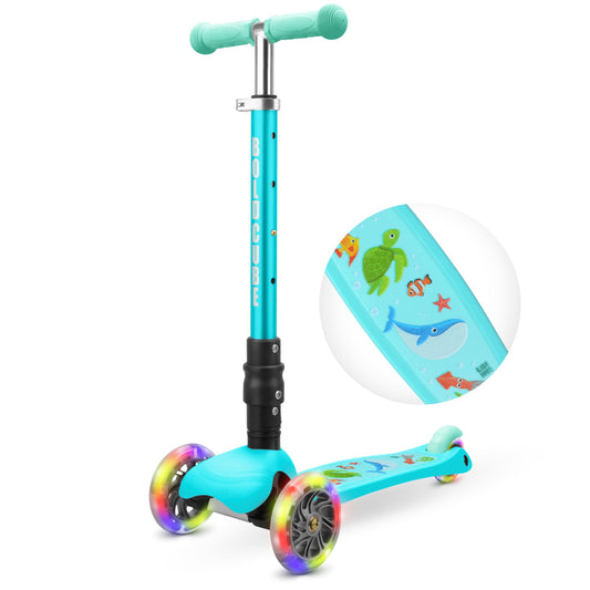 Ocean - Teeny Fold 3 Wheel Scooter - Littletrax Kids Electric Bikes
