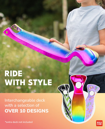 Candy Floss - Big 3 Wheel Scooter - Littletrax Kids Electric Bikes