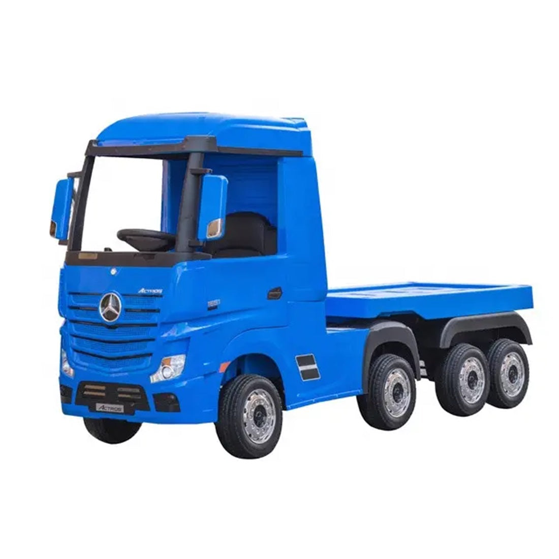 Kids Mercedes Actros Lorry 24v Electric Ride-on Truck with Trailer - Littletrax Kids Electric Bikes