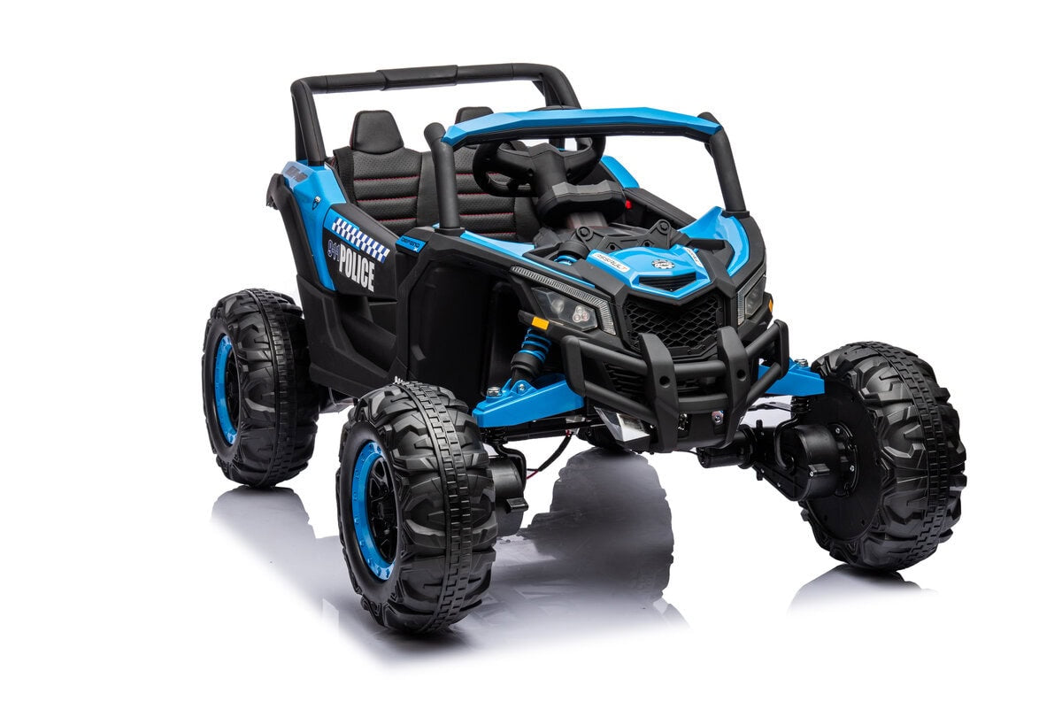 Licensed Can-Am 12V Bombardier Kids Ride-On Buggy With Leather Seat and Rubber Wheels - Littletrax Kids Electric Bikes