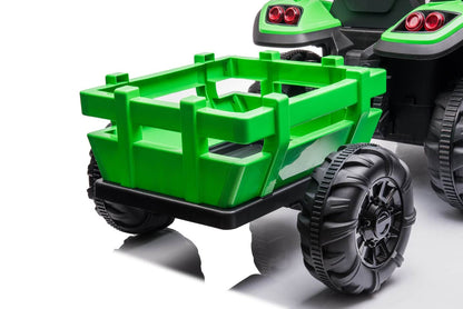 Kids Ride On Tractor 24v With Trailer