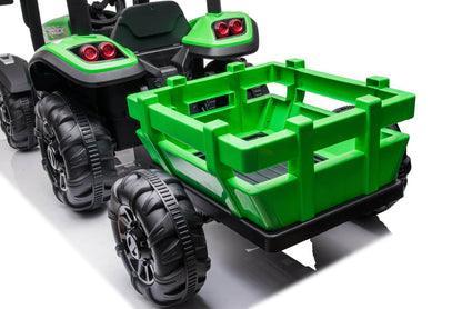 Kids Ride On Tractor 24v With Trailer
