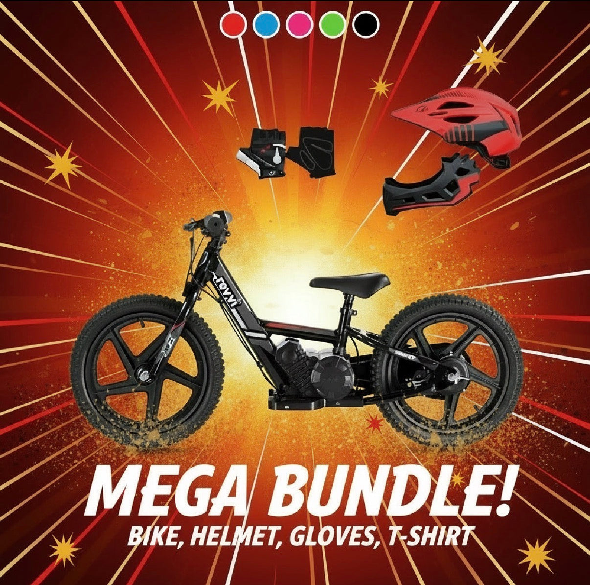 Revvi Junior 16” Electric bike - Bundle Deal! - Revvi branded accessories included!