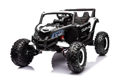 Licensed Can-Am 12V Bombardier Kids Ride-On Buggy With Leather Seat and Rubber Wheels - Littletrax Kids Electric Bikes