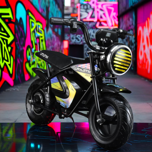 NEW LittleTrax Kids Electric Monkey Bike 350w 36v lithium - Littletrax Kids Electric Bikes