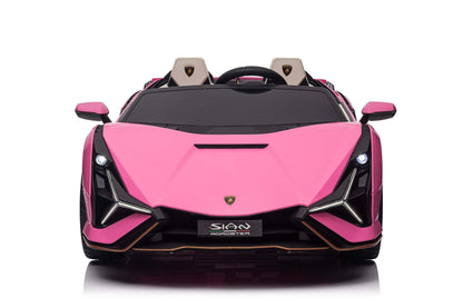 2-Seater Kids Lamborghini Sian Ride-On Car with Remote