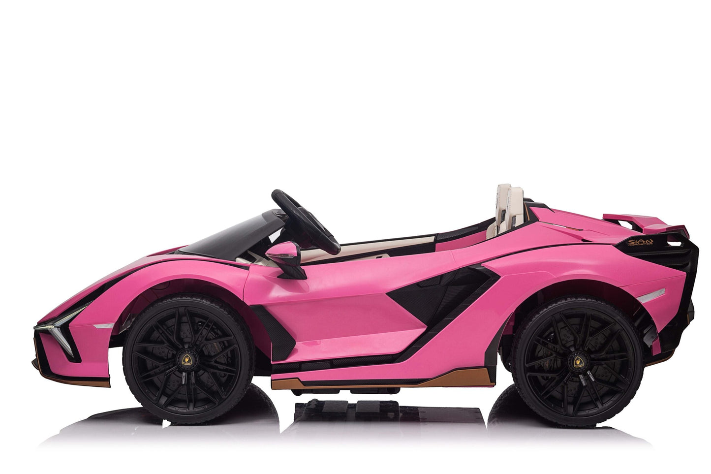 2-Seater Kids Lamborghini Sian Ride-On Car with Remote