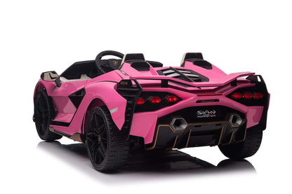 2-Seater Kids Lamborghini Sian Ride-On Car with Remote