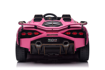 2-Seater Kids Lamborghini Sian Ride-On Car with Remote