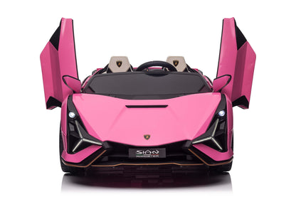 2-Seater Kids Lamborghini Sian Ride-On Car with Remote