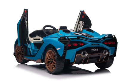 2-Seater Kids Lamborghini Sian Ride-On Car with Remote