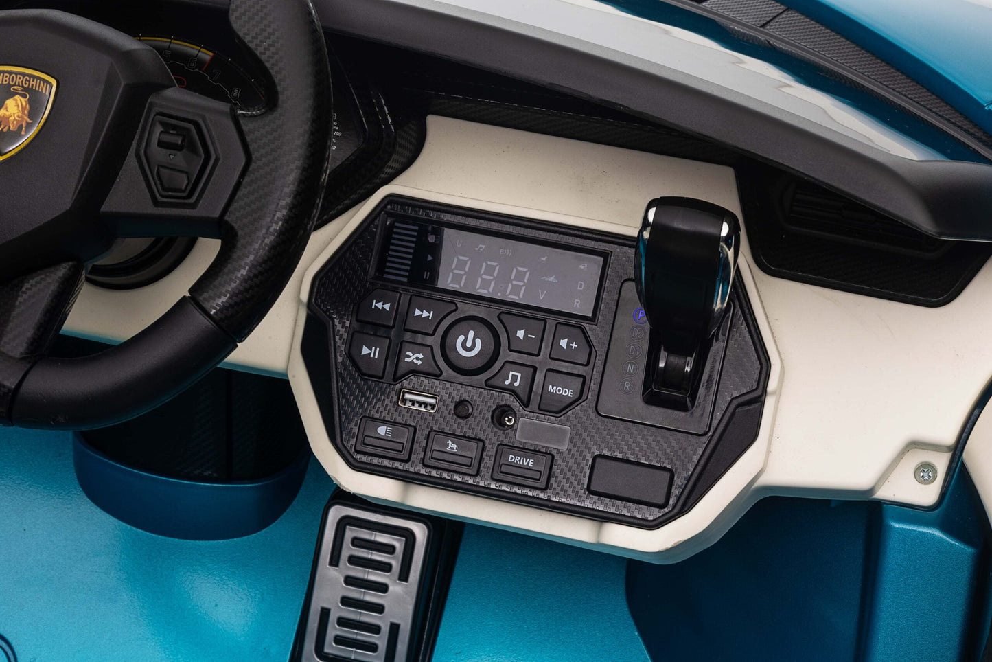 2-Seater Kids Lamborghini Sian Ride-On Car with Remote