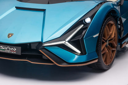 2-Seater Kids Lamborghini Sian Ride-On Car with Remote