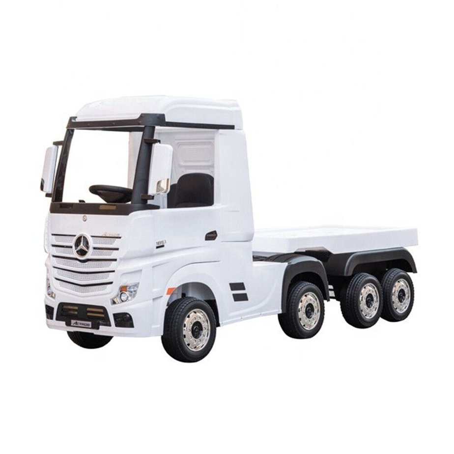 Kids Mercedes Actros Lorry 24v Electric Ride-on Truck with Trailer - Littletrax Kids Electric Bikes