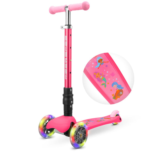 Mermaid - Teeny Fold 3 Wheel Scooter - Littletrax Kids Electric Bikes