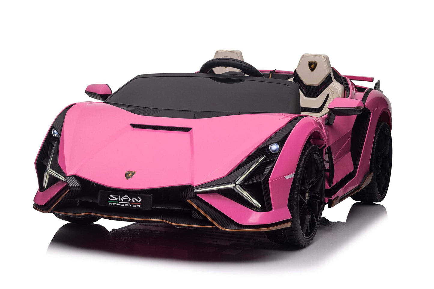 2-Seater Kids Lamborghini Sian Ride-On Car with Remote