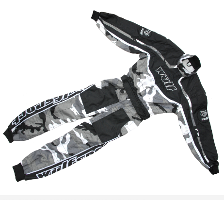 Wulfsport Cub Racing Camo Suit - Littletrax Kids Electric Bikes