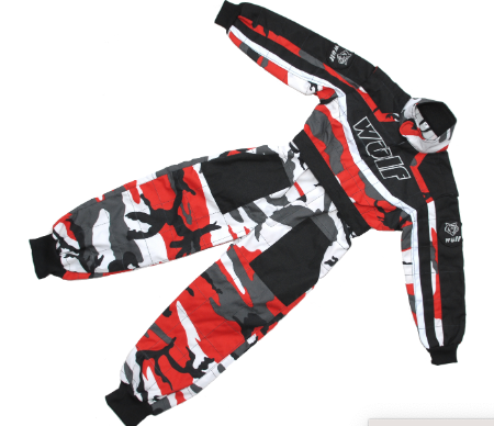 Wulfsport Cub Racing Camo Suit - Littletrax Kids Electric Bikes