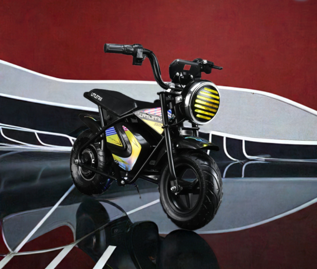 NEW LittleTrax Kids Electric Monkey Bike 350w Dirt bike ride on toy similar to 50cc off road bike - Littletrax Kids Electric Bikes