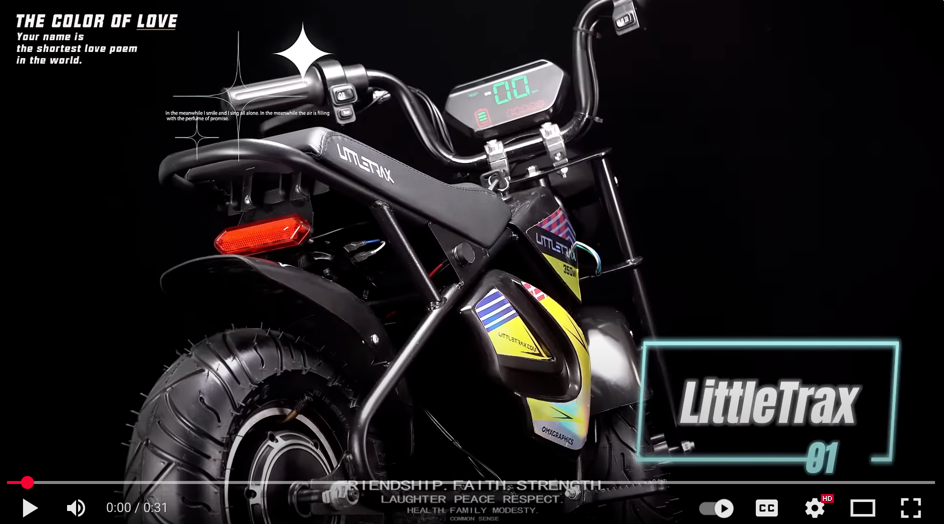 Load video: Littletrax kids electric motorbike