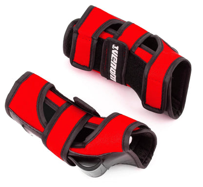 Venom Triple Knee/Elbow/Wrist Pad Set - Red Black - Littletrax Kids Electric Bikes