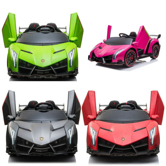 Kids Lamborghini Veneno 24v Electric Ride-on Car with Parent Remote - Littletrax Kids Electric Bikes