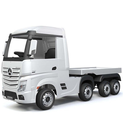 Kids Mercedes Actros Lorry 24v Electric Ride-on Truck with Trailer - Littletrax Kids Electric Bikes
