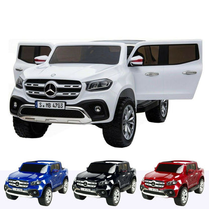 Kids Mercedes X Class 24v Electric Ride-on Car 2 Seater with MP4 TV - Littletrax Kids Electric Bikes