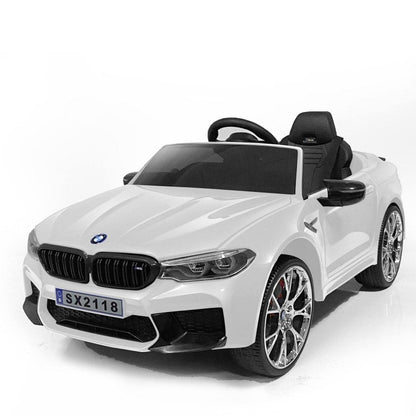 BMW M5 Kids Ride on Electric Car 12v With leather Seats and Eva Wheels