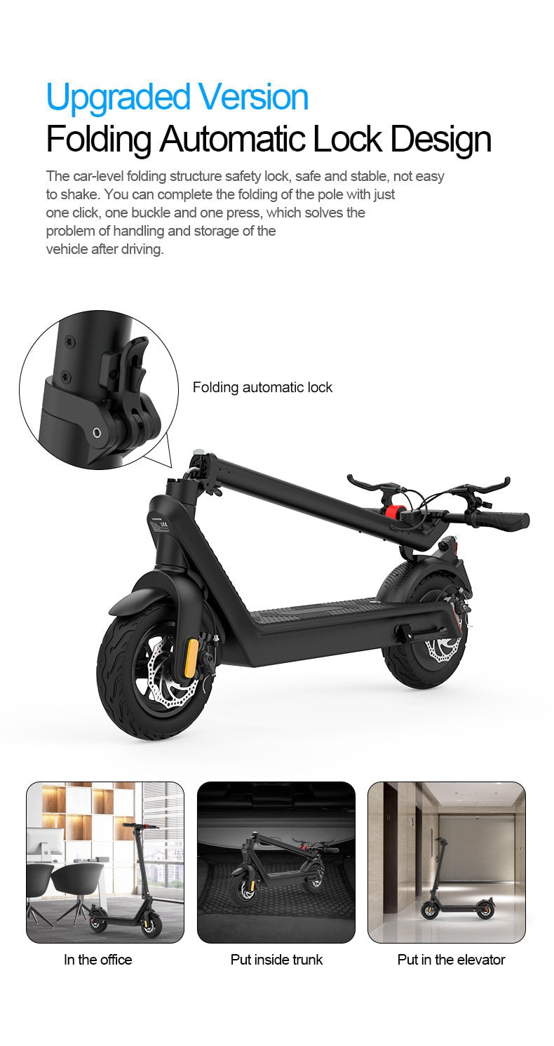 Neo Outlaw X9 Electric Scooter 70km Range 550w 48V 10" Tyre - Littletrax Kids Electric Bikes