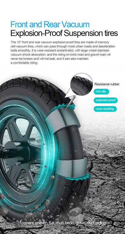 Neo Outlaw X9 Electric Scooter 70km Range 550w 48V 10" Tyre - Littletrax Kids Electric Bikes